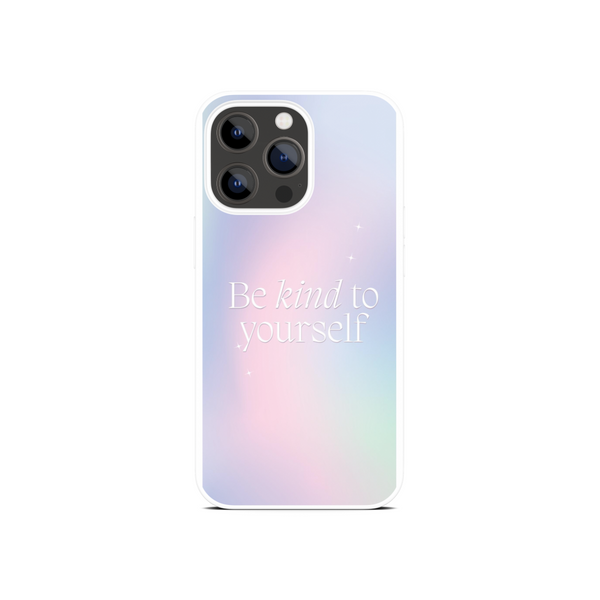 pastel rainbow quote phone case
