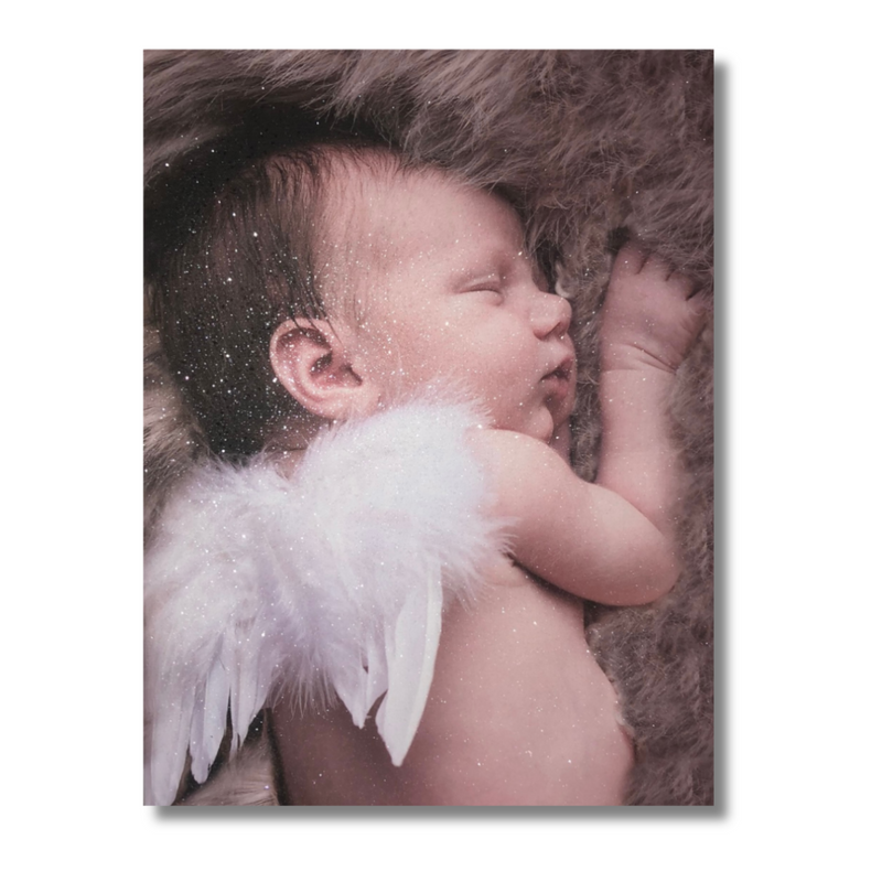 Personalised Photo Canvas with Glitter | Crystalise Boutique