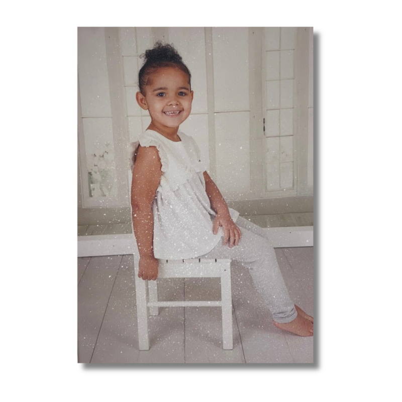 Personalised Photo Canvas with Glitter | Crystalise Boutique