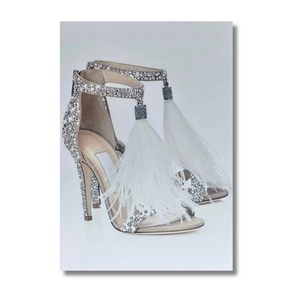 Gold Shoe Fashion Glitter Canvas | Crystalise Boutique