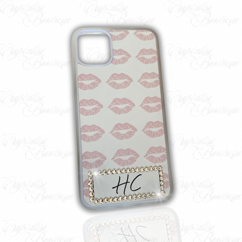 Repetition Pink Lip Personalised Phone Case