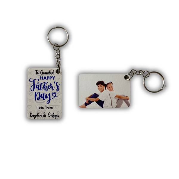 Fathers Day Personalised Keyring Style 2