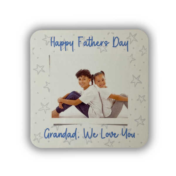 Fathers Day Personalised Coaster Style 1