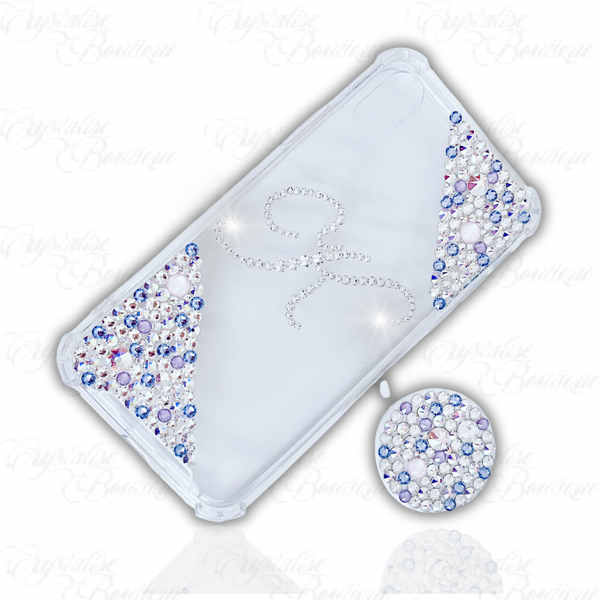 Crystal Initial Pastel Phone Case