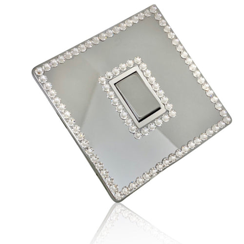 Crystal Light Switch (2 Rows) Made with Swarovski® Crystal ELEMENTS - Crystalise Boutique
